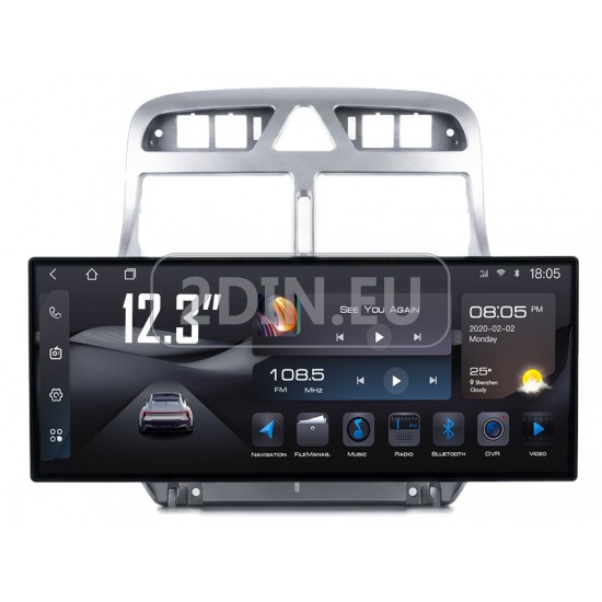 PEUGEOT 307 - 12.3" МУЛТИМЕДИЯ / Навигация android 16 PEUGEOT 307 - 12.3" МУЛТИМЕДИЯ / Навигация android 16
